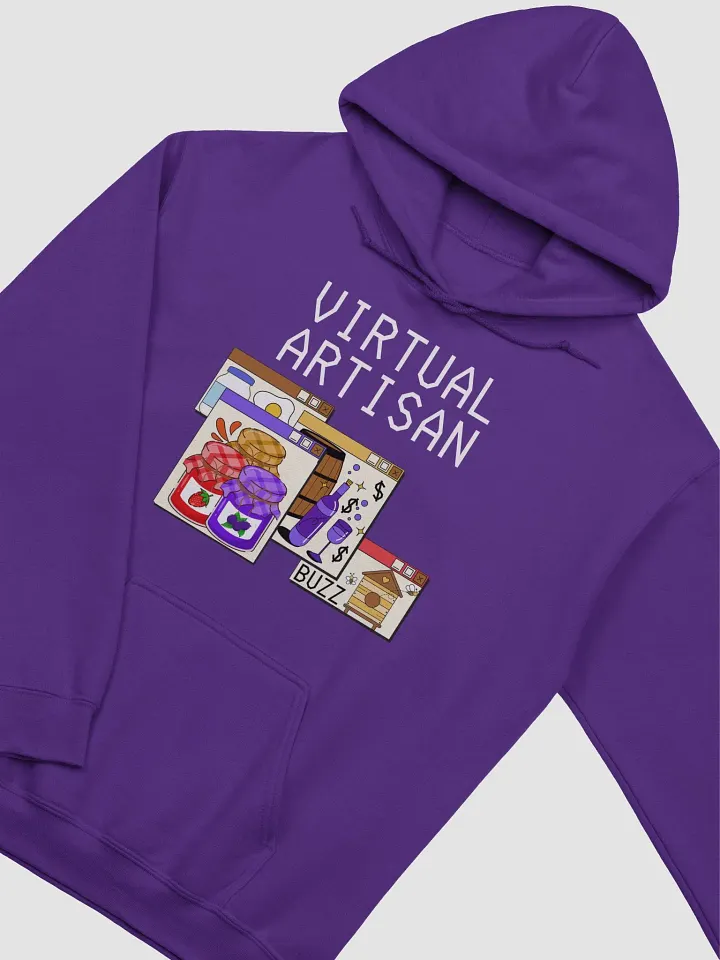 Virtual Artisan Hoodie - White Text product image (28)