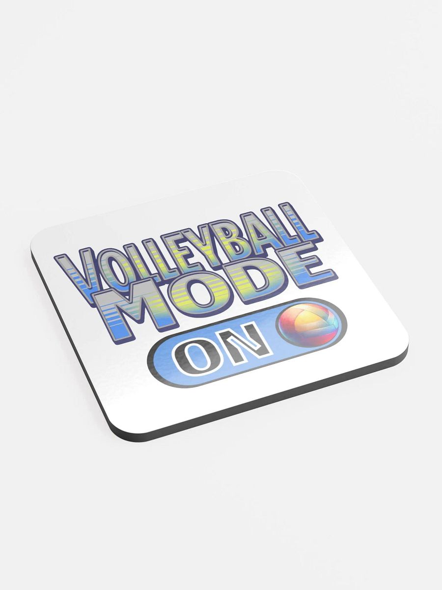 Volleyball Mode On Vibrant Coaster product image (2)