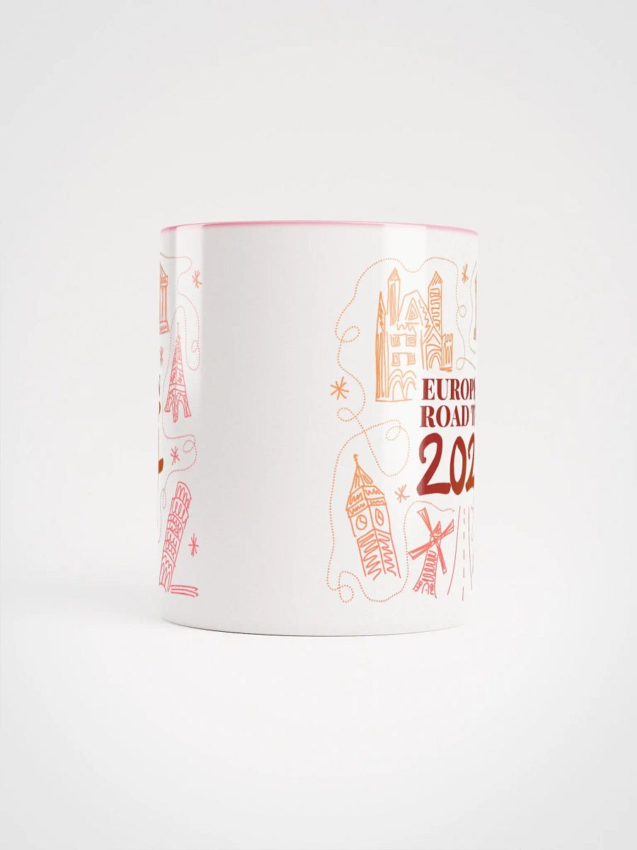 European Road Trip Souvenir Mug (Warm Colors) (11oz) product image (5)