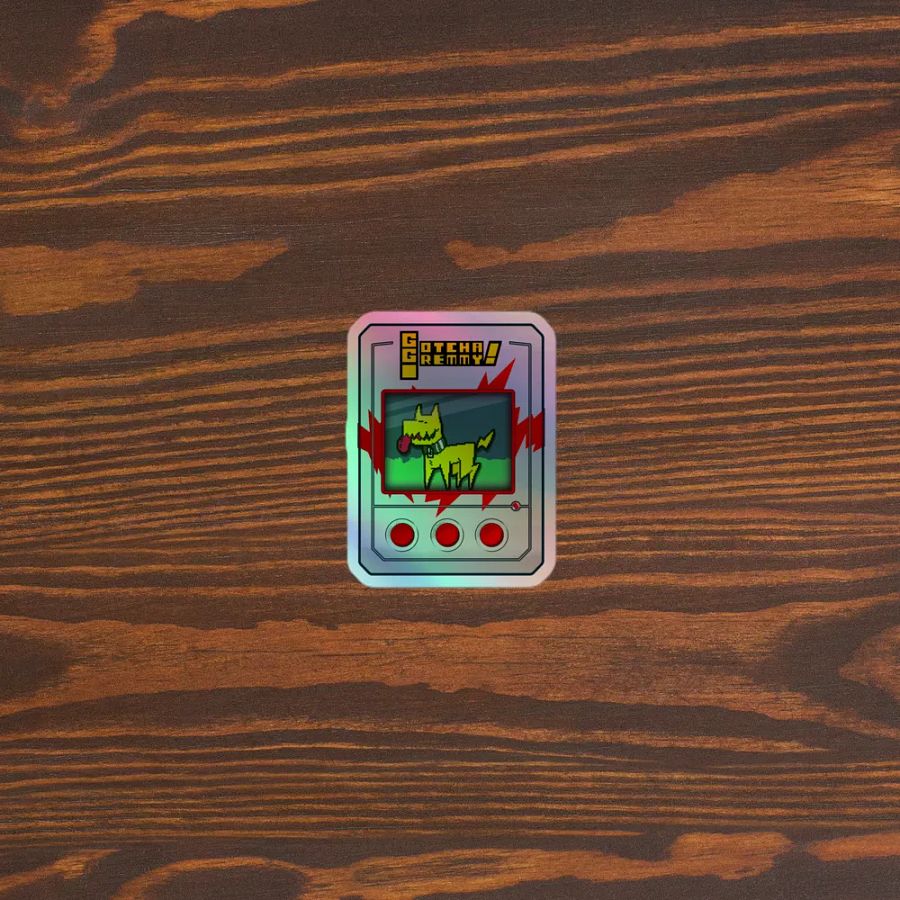 Gotcha Gremmy! [RARE White/Red] - Sticker product image (3)