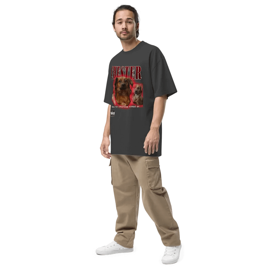 Chester Hip Hop Premium Oversized Faded T-Shirt product image (5)