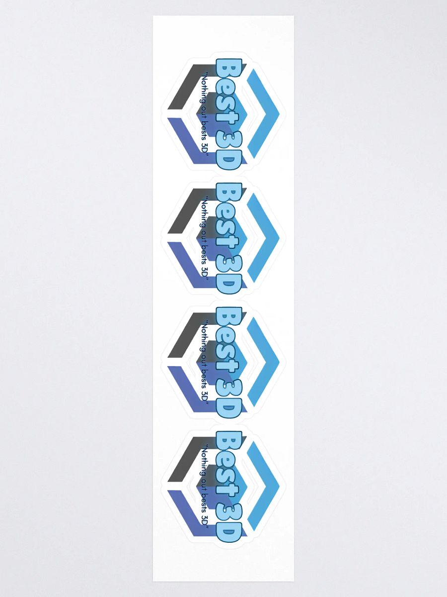 Best 3D Kiss Cut Stickers (Set of 4) product image (3)