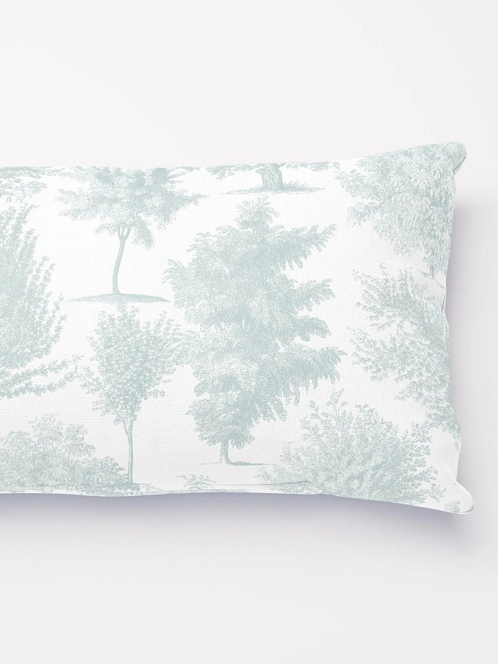 Blue Woodland Trees Throw Pillow product image (1)