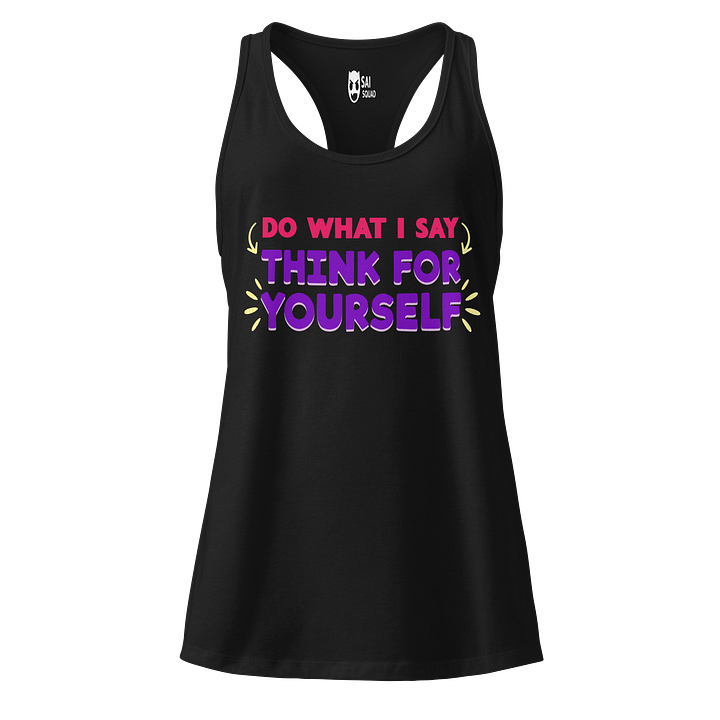 Think For Yourself Racerback Tank product image (1)