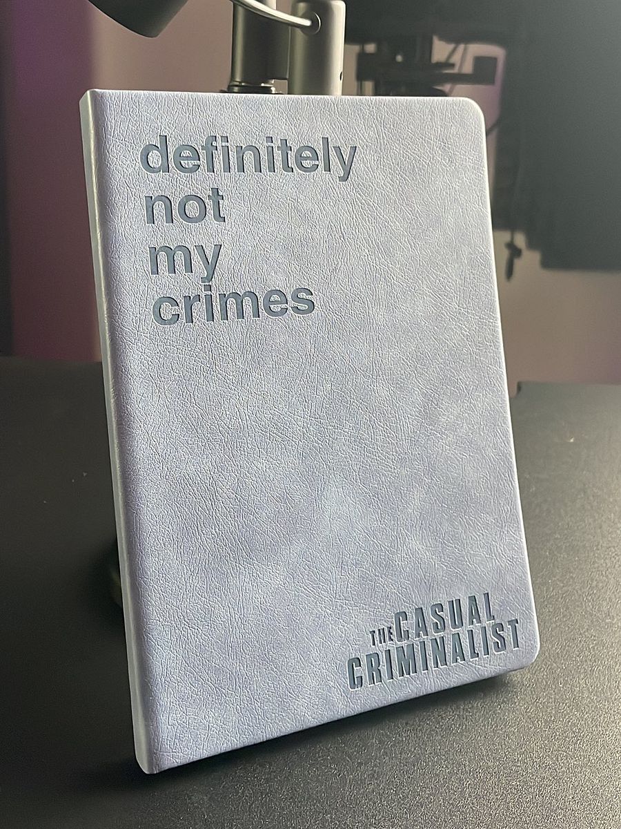 "Don't Write Down Your Crimes" Notebook (SIGNED WITH DEDICATION) product image (3)