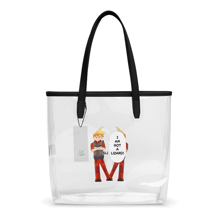 No. 1 Lizard [Tango] Clear Tote Bag product image (2)