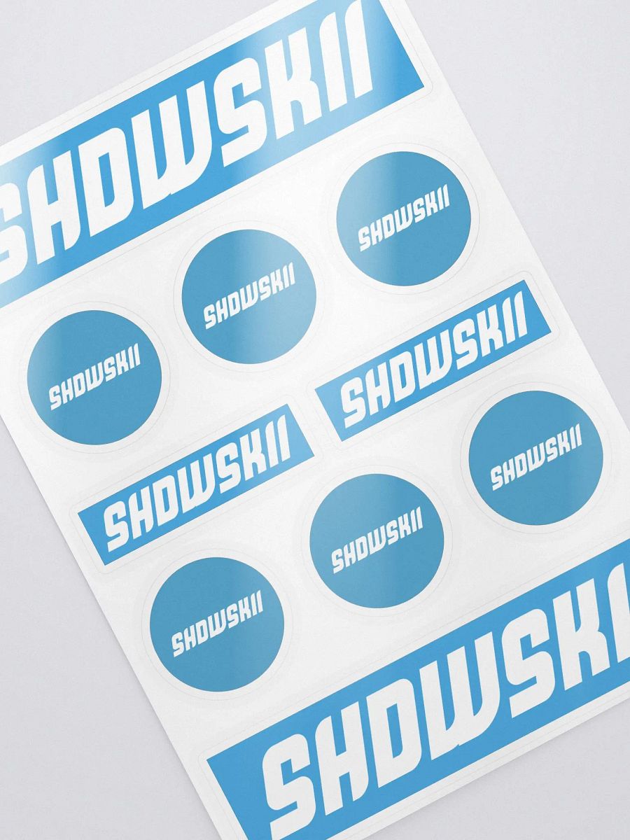 KISS CUT STICKERS / BLUE product image (2)