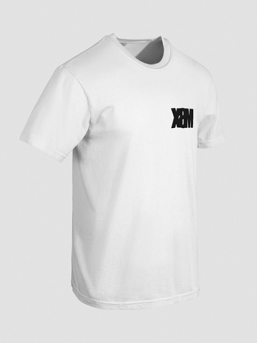 X8M Embroidered Logo Tee (white tee black logo) product image (8)