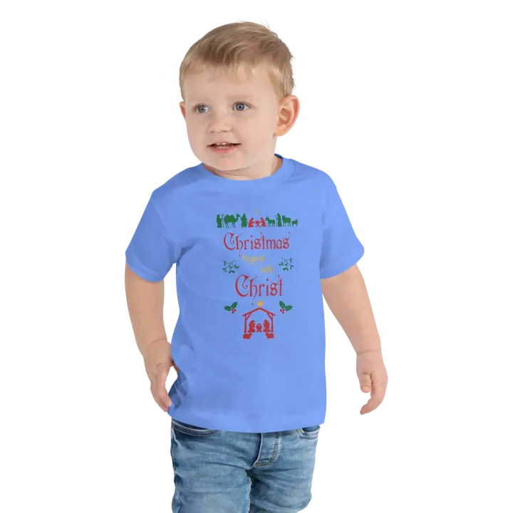 Christmas Begins With Christ Toddler T-Shirt product image (1)