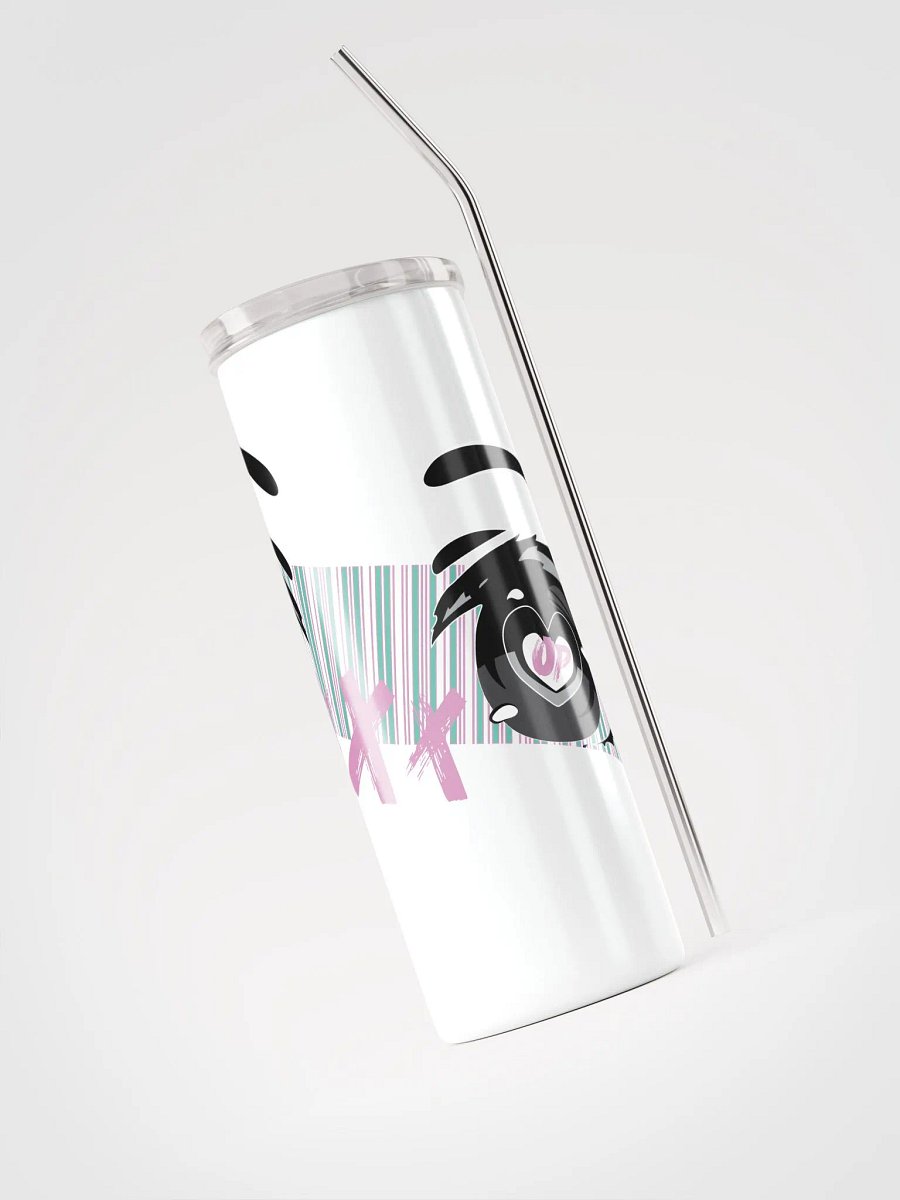 OptimusProcrastinus Eyes Tumbler (White/Pink) product image (3)
