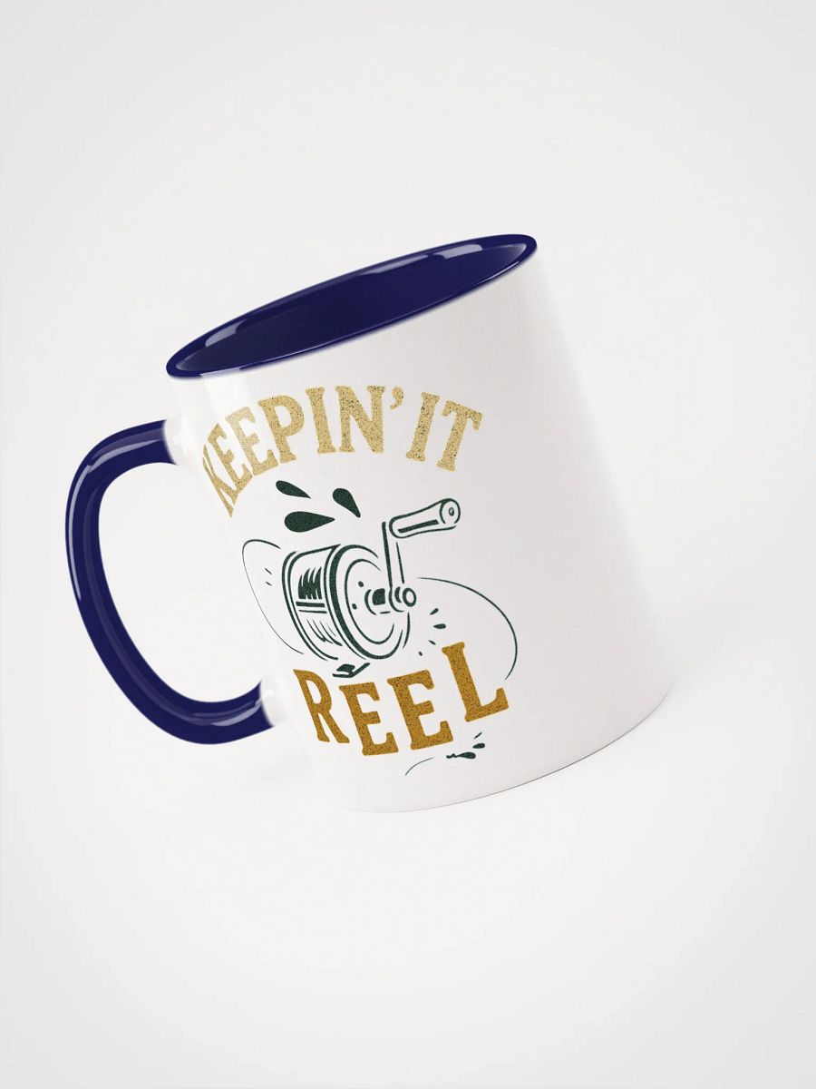 Keepin' It Reel Coffee Mug – Funny Vintage Fishing Gift product image (40)
