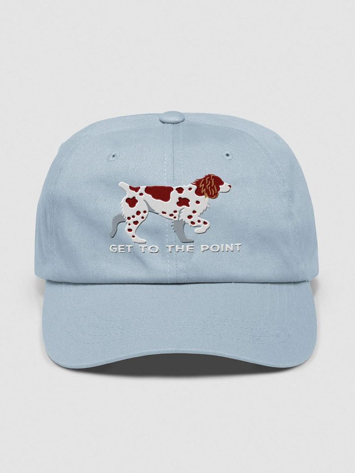 Get to the Point Classic Dad Hat(Embroidered) of a Brittany Spaniel(Liver) product image (17)