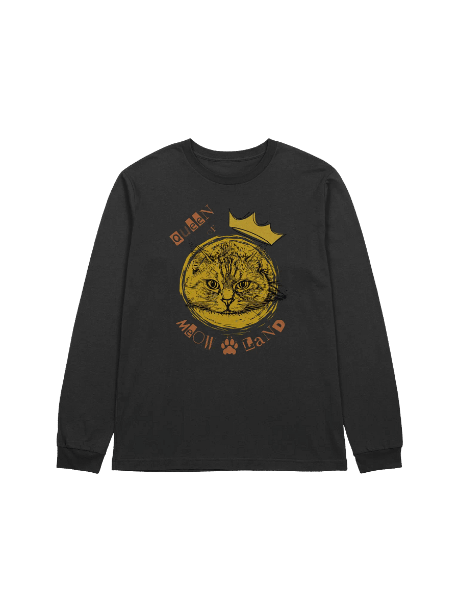 Queen of Meowland Cat Lover Long Sleeve T-Shirt product image (1)