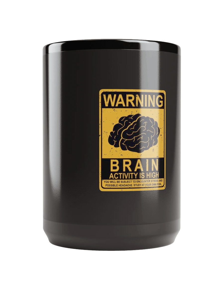 Black Glossy Mug (Sip Danger ☢ ) product image (1)