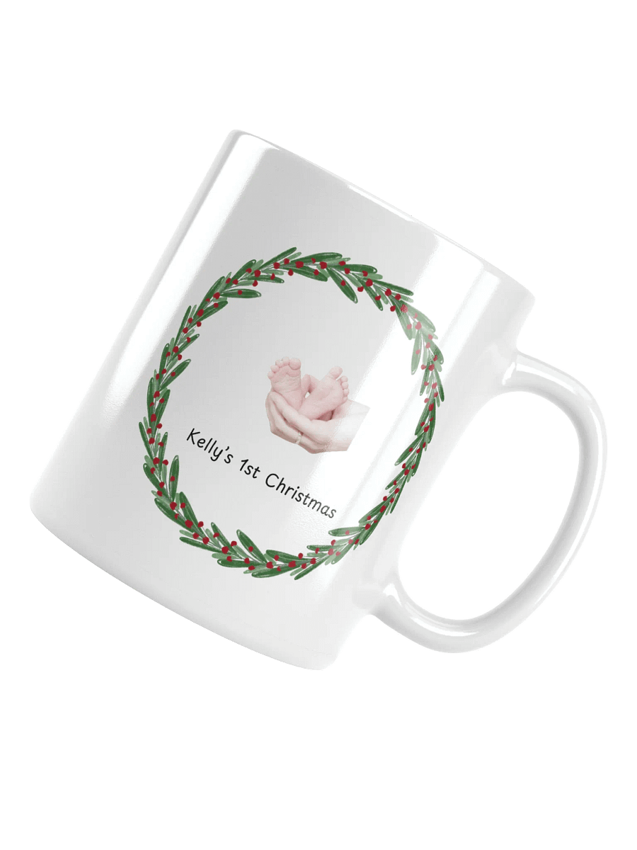 Babies (Kelly’s) 1st Christmas Customizable Coffee Mug product image (11)