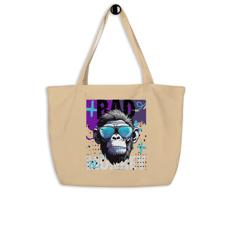 Reflective Bad Monkey Tote