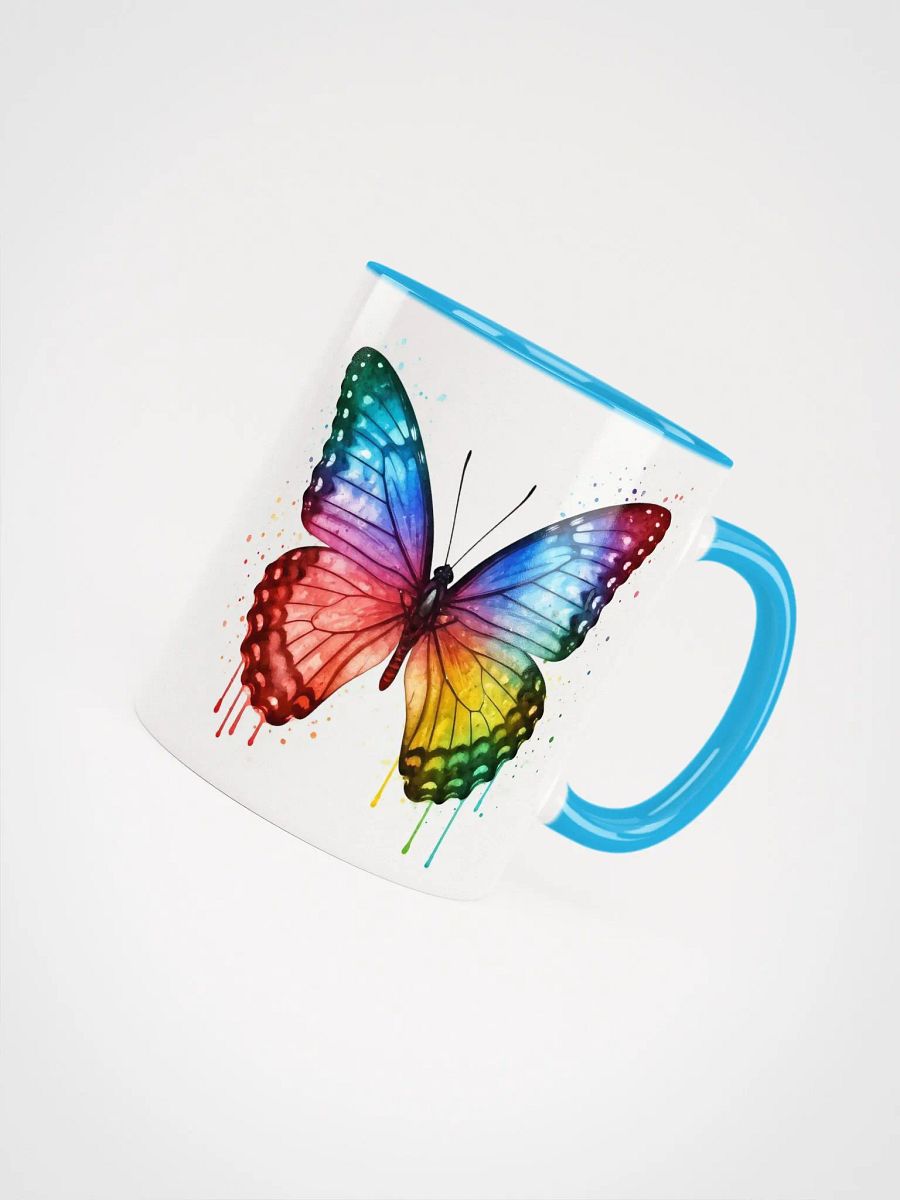 Rainbow Cascade Butterfly Watercolor Mug product image (44)