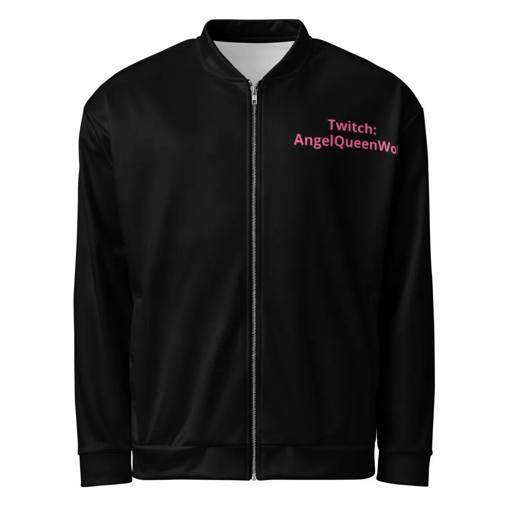 AngelQueenWolf Print Bomber Jacket product image (1)