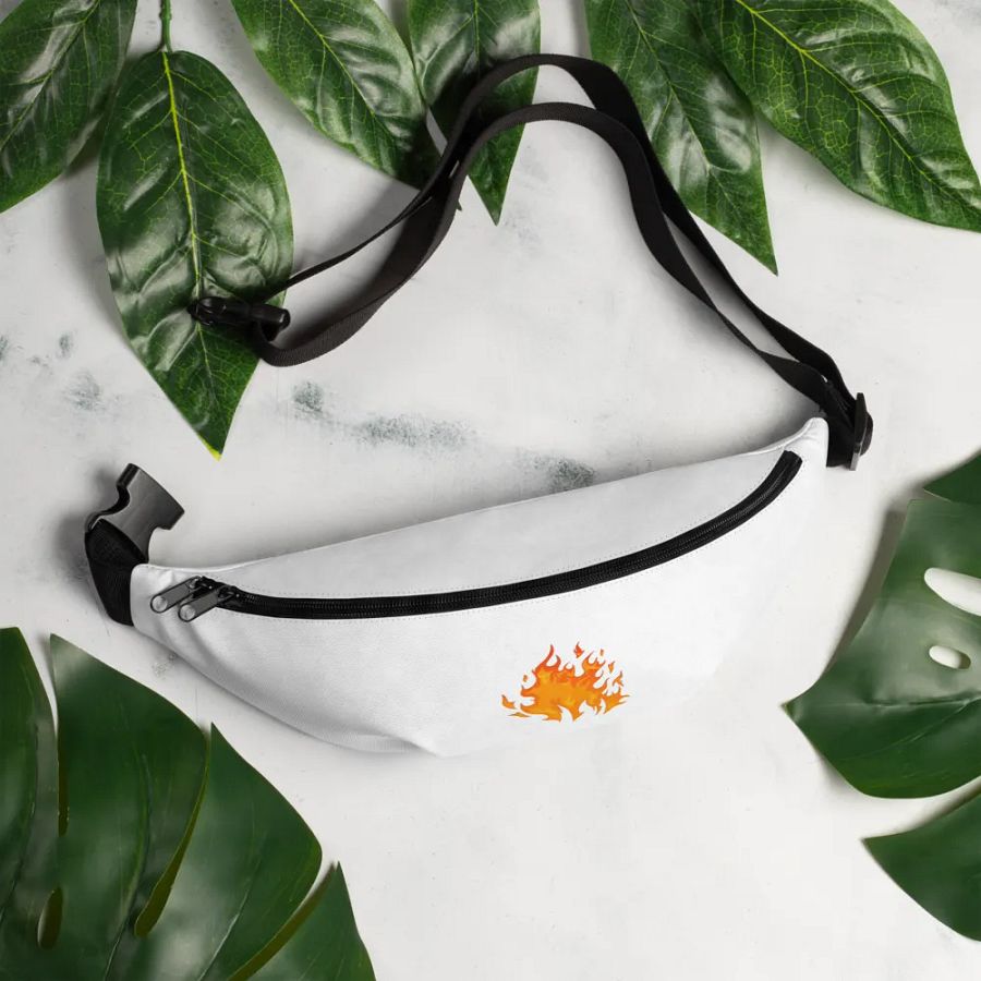Fire Ass Side Bag Designed by Anopa Silver product image (4)