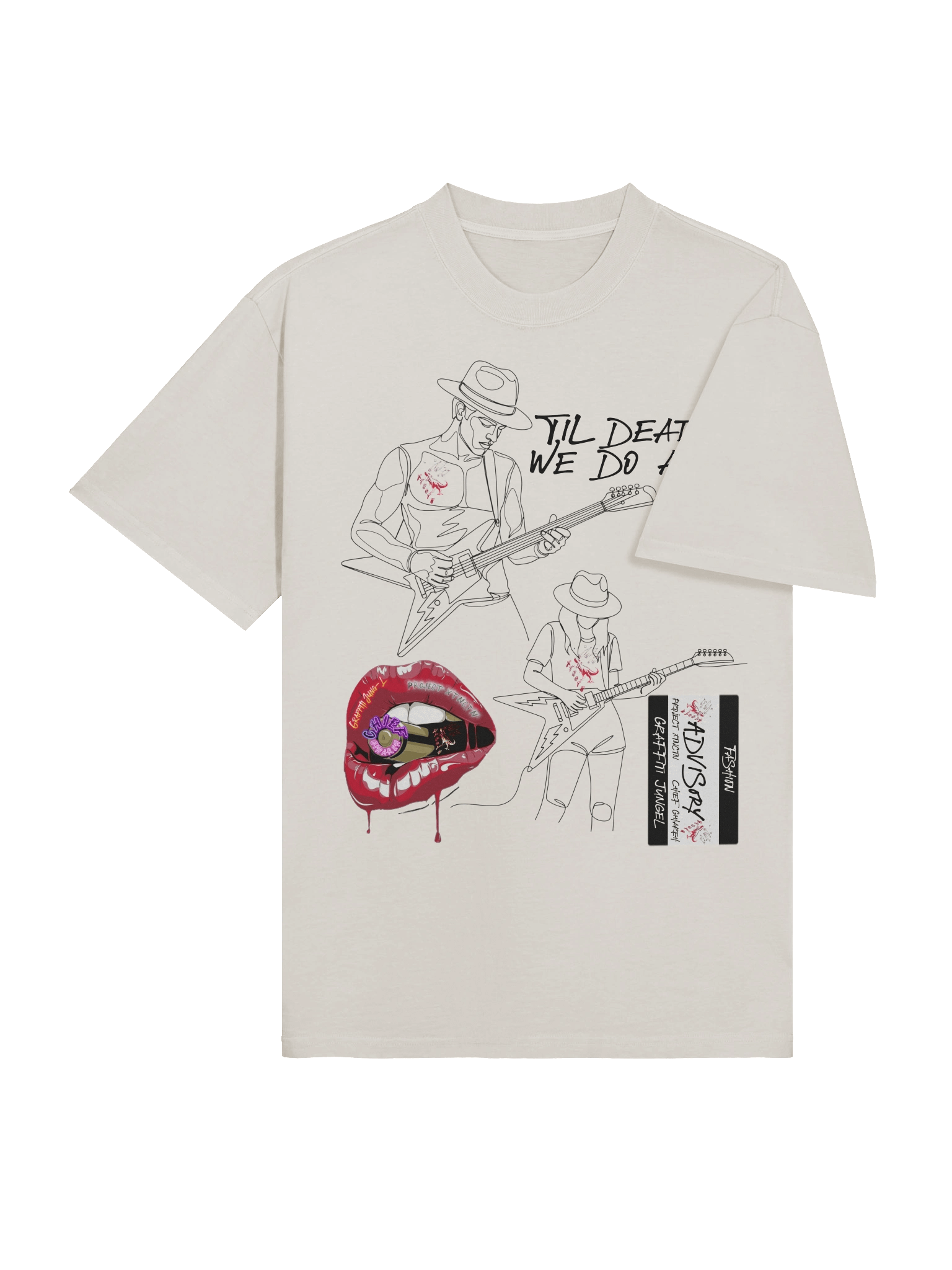 fake rockstar graffiti jungel project xtnctn chief gihareh tee shirt product image (4)