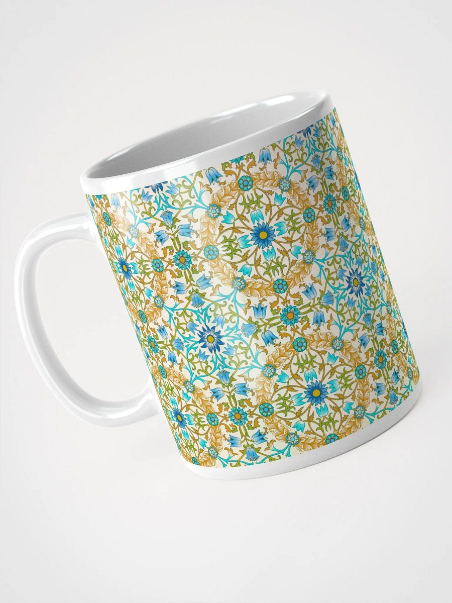 Vine Pattern White Glossy Mug product image (3)