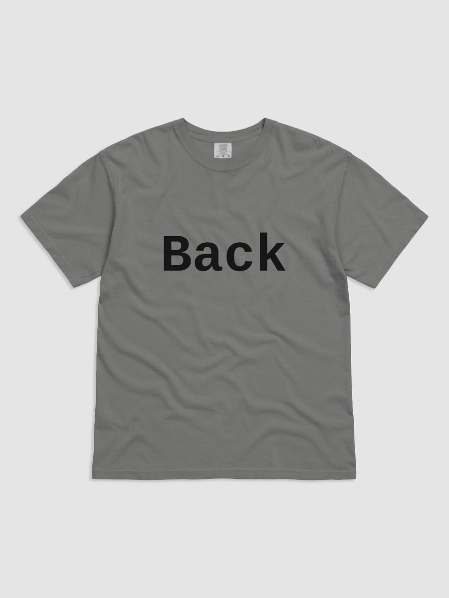 Front Back Heavyweight Tee - Incorrect - Light Color product image (3)