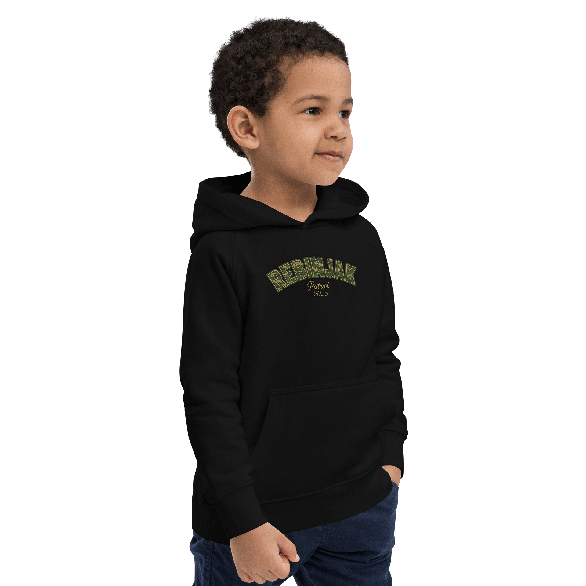 REBINJAK Patriot 2025 Kids Eco Hoodie product image (4)