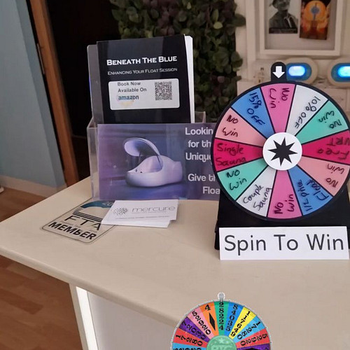 🏆Spin To Win🏆

When you visit us for a treatment you now have the chance to win a little something extra for yourself.

Spin ...