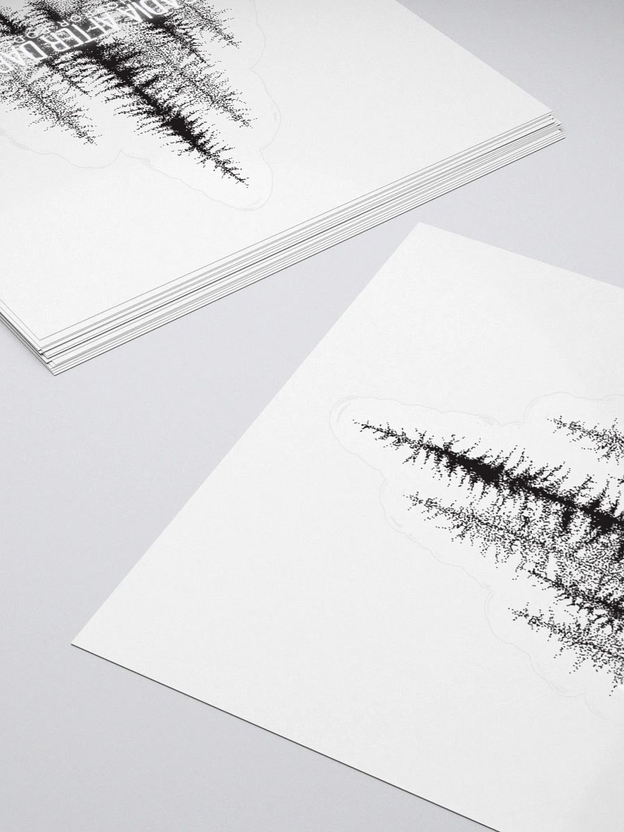 Acadia After Dark Trees Logo Sticker product image (4)