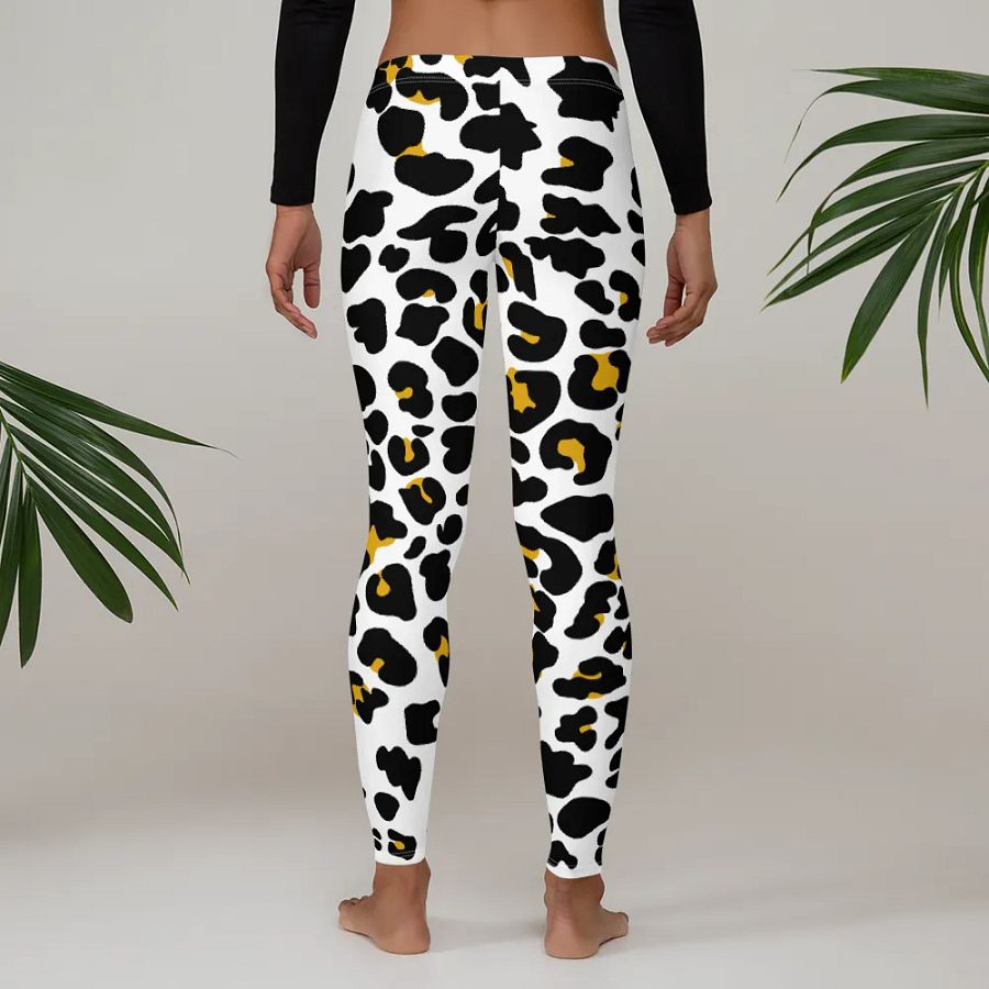 Leopard Overlay Print Leggings – Edgy, Stylish & Ultra-Comfortable product image (4)