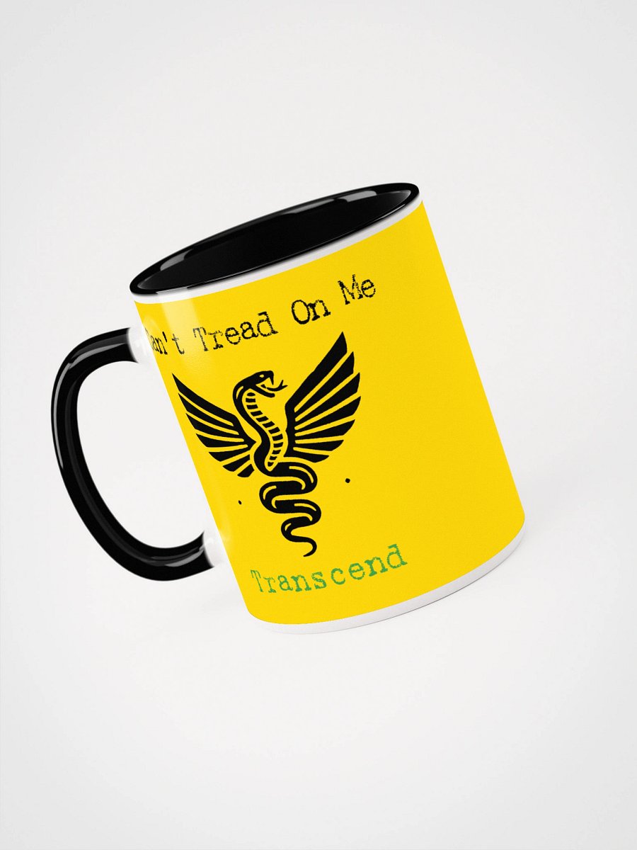 Can't Tread On Me Transcend (Black on Gold) Accent Mug product image (7)