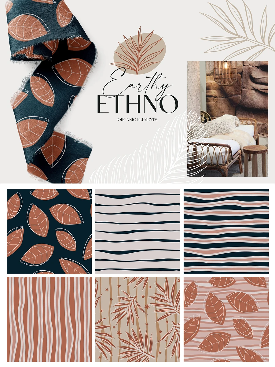 Earthy Ethno - Seamless Patterns Collection product image (2)