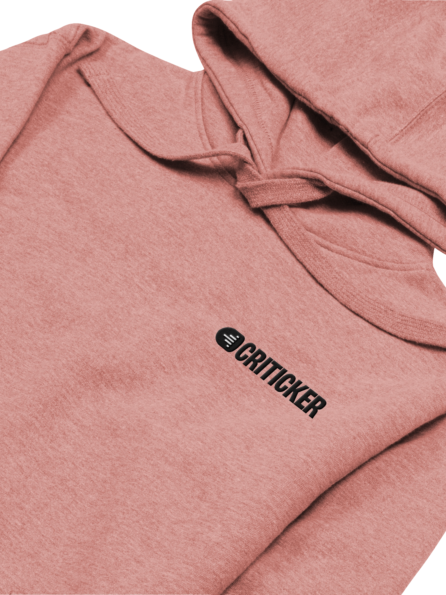 Criticker Official Hoodie – Black Embroidered Logo product image (12)