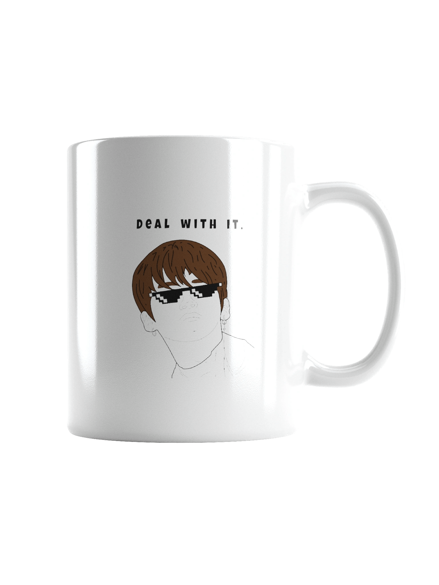 Lee Know 'Deal With It' Mug (white) product image (2)