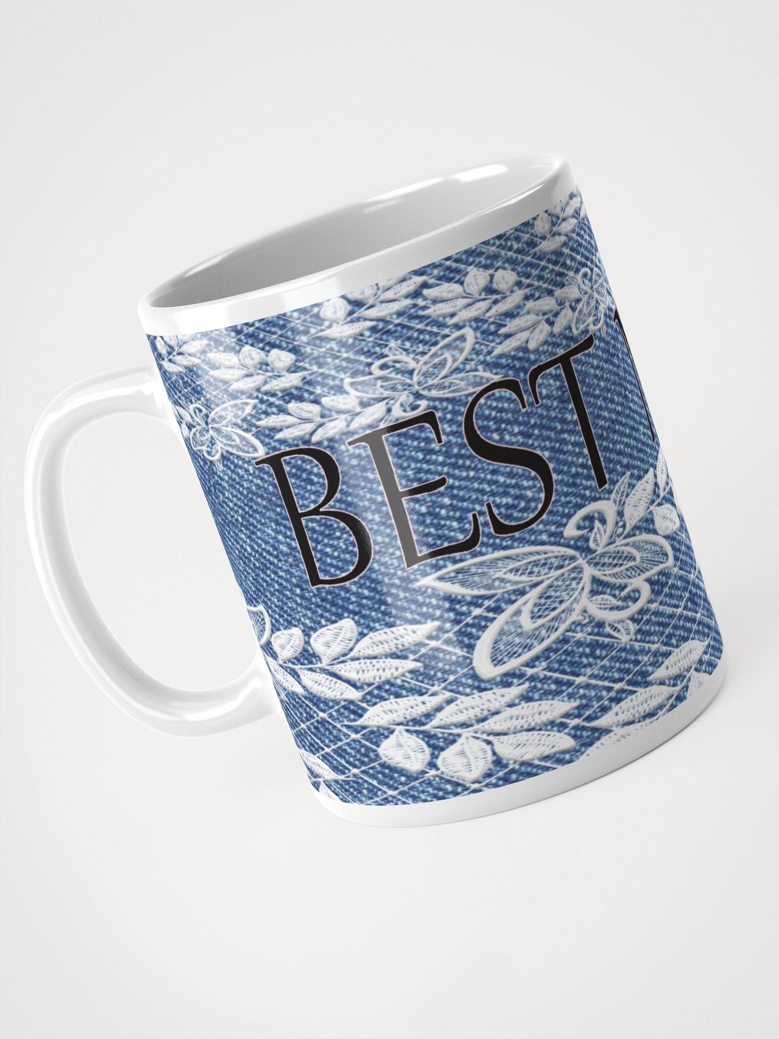 Floral Lace 'Best Mom' Mug product image (4)