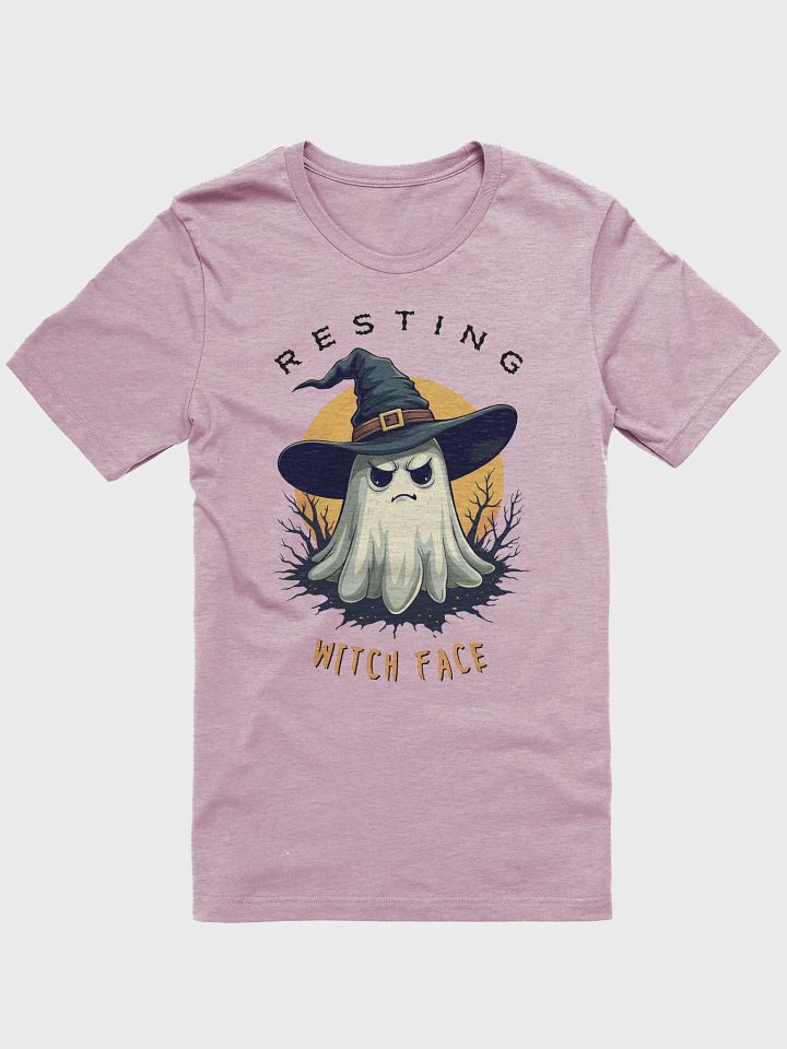 Resting Witch Face Ghost Tee product image (1)