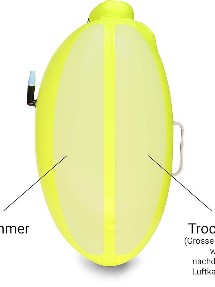 Schwimmboje gelb mit Trockensack product image (2)