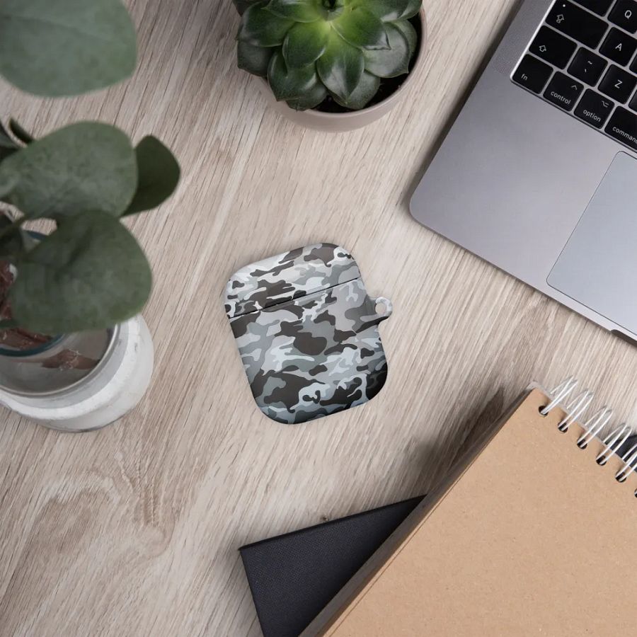 Grey Camo AirPod Case product image (9)