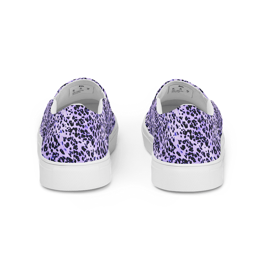 Purple Leopard Skin Canvas Shoes product image (4)