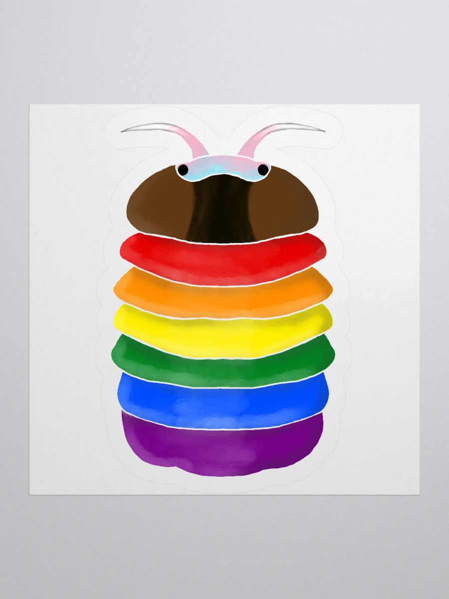 Progress Rainbow Isopod Sticker product image (4)