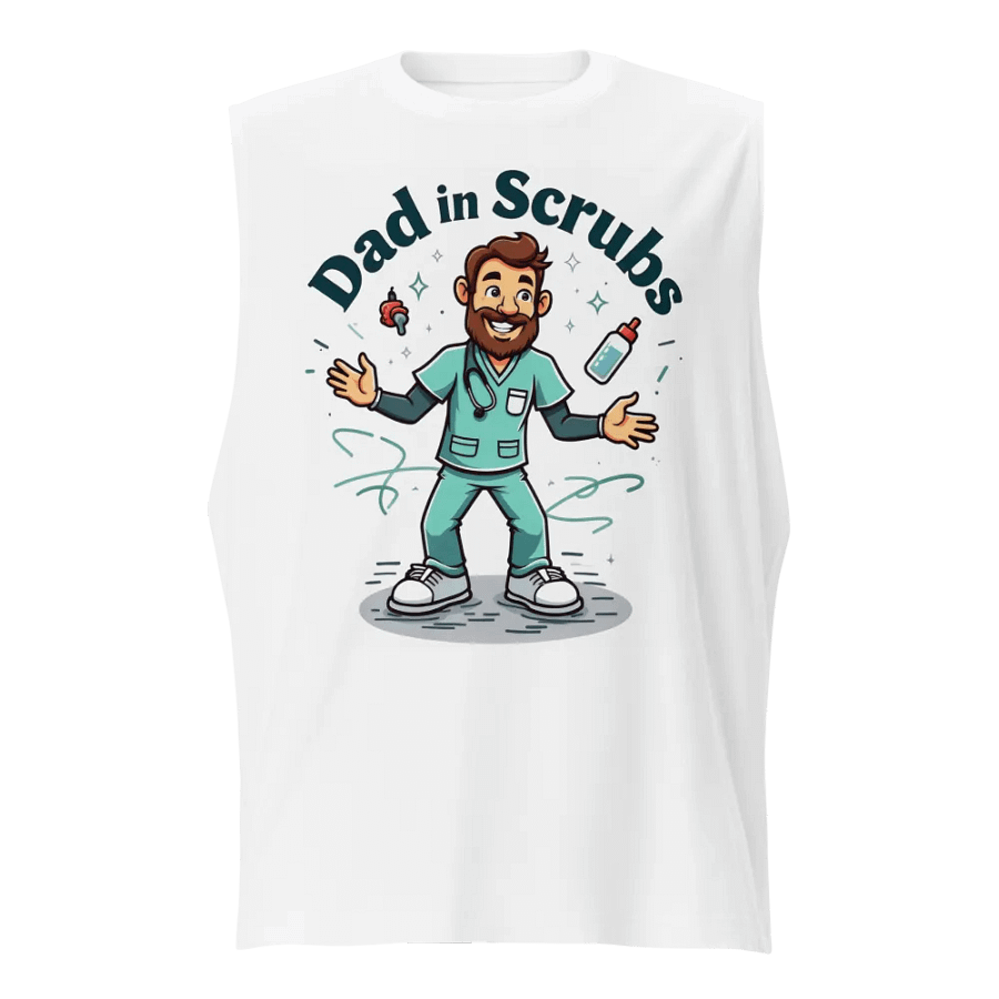 Dad in Scrubs Muscle Tank product image (1)