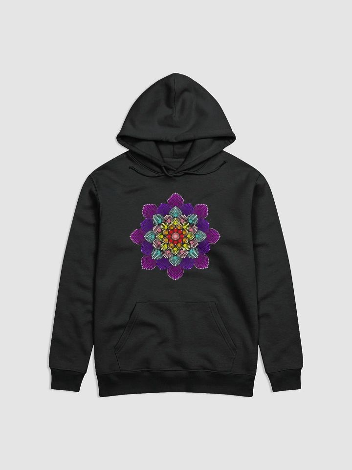 Colorful Dot Mandala Unisex Eco Hoodie product image (1)