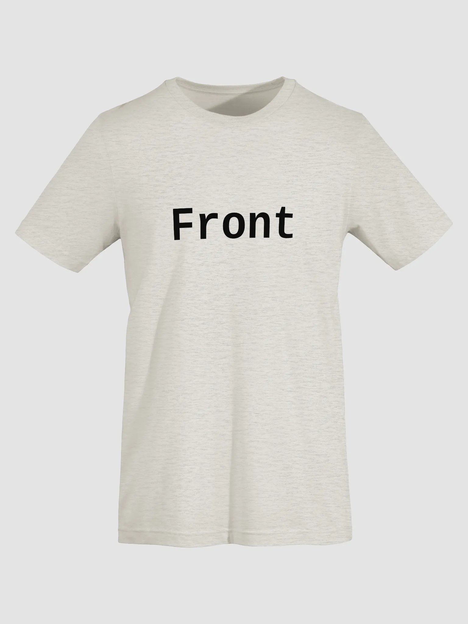 Front Back Simple Tee - Correct - Light Color product image (51)