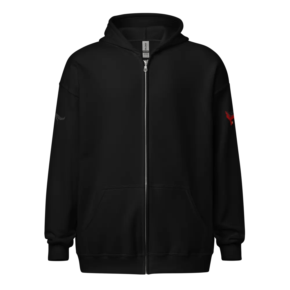 Gildan Unisex Heavy Blend Zip Hoodie - Cryptid Wasteland product image (4)
