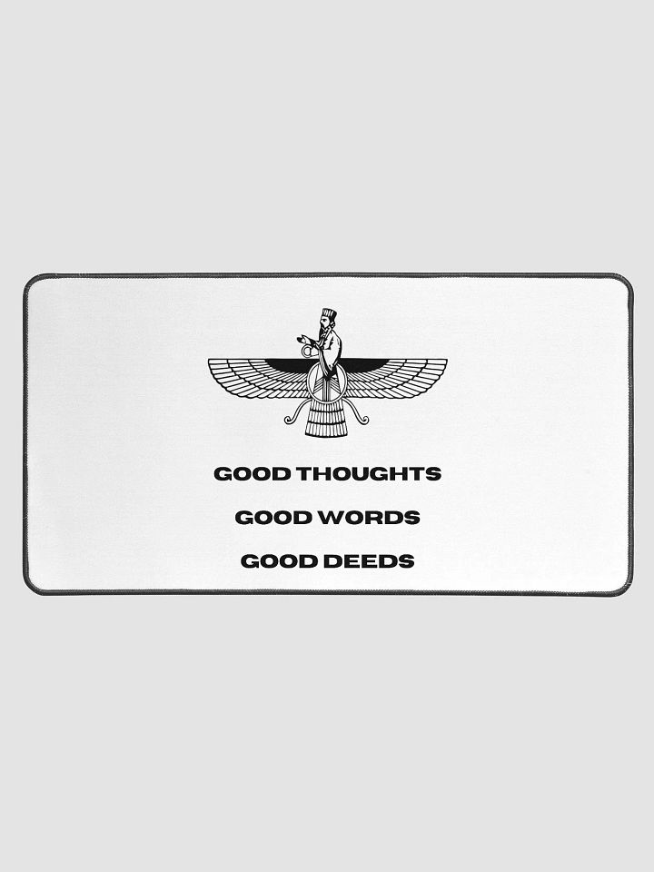 Faravahar Persian Design Desk Mat Good Thoughts Good Words Good Deeds product image (1)