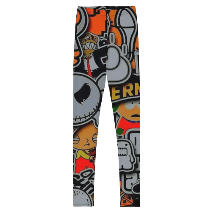 Kids Leggings – Cartoon Print for Fun & Playful Style product image (2)