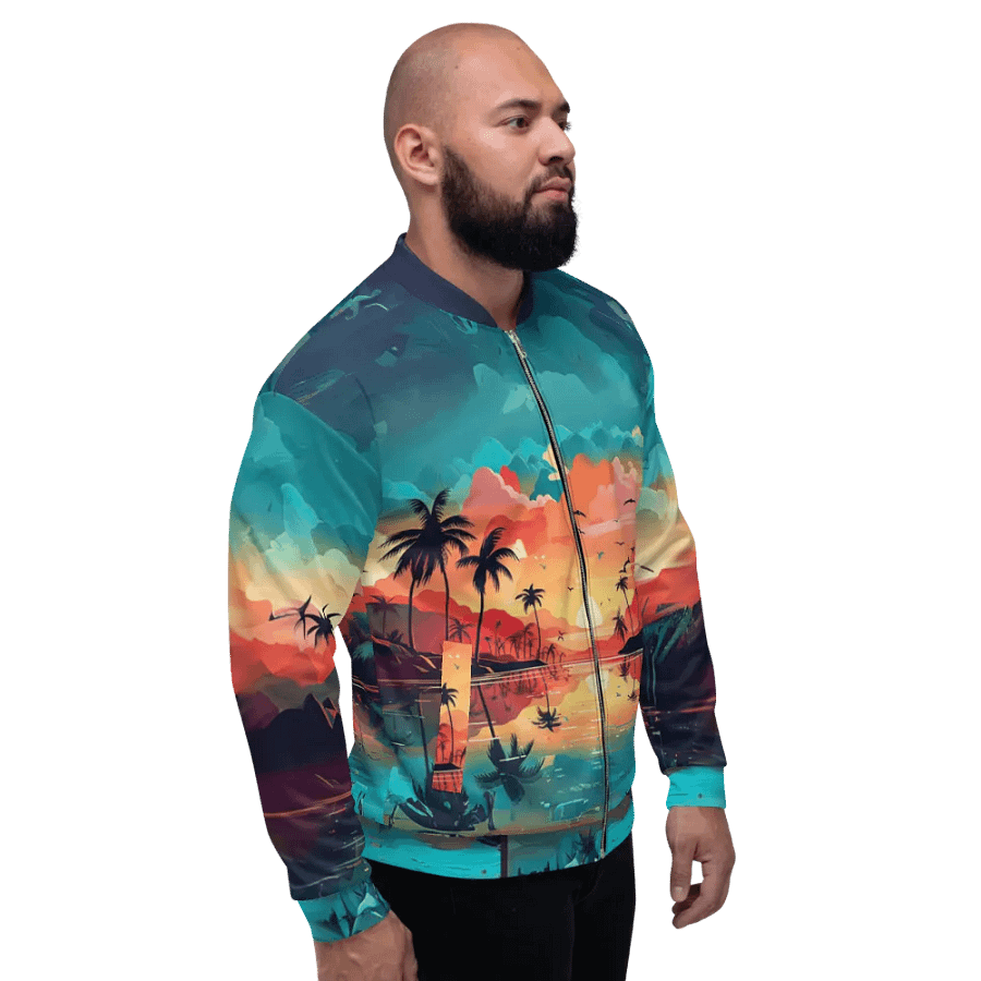 Tropical Sunset All Over Print Jacket product image (7)