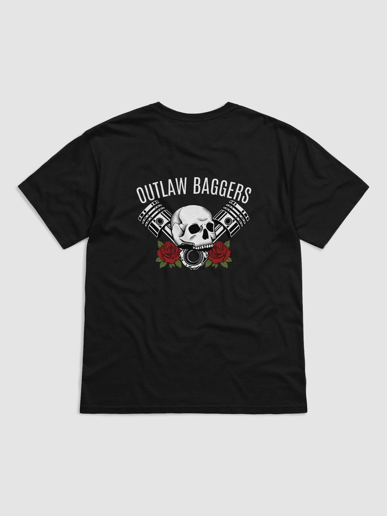 Outlaw Baggers Rose Tee product image (3)