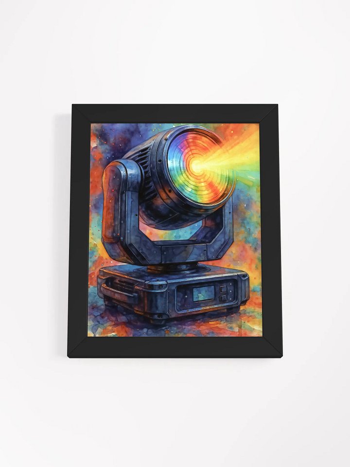 Theatrically Jerry: Abstract Prism Watercolor Moving Head Light Print product image (3)