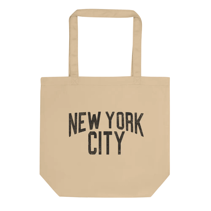 New York City Canvas Tote (Black Text) product image (1)